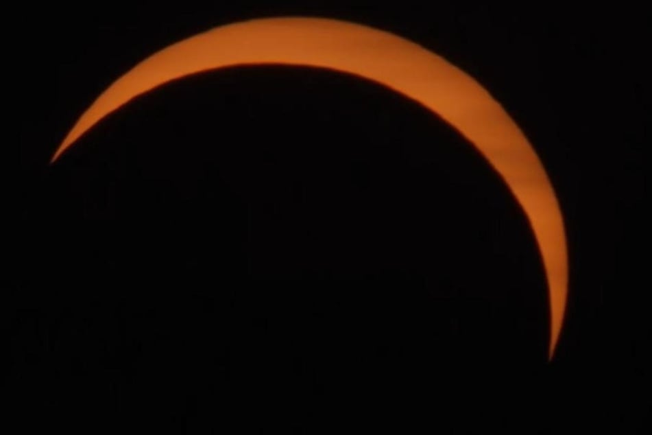 Gegen 20.30 Uhr verdeckte der Mond zu 90 Prozent die Sonne.