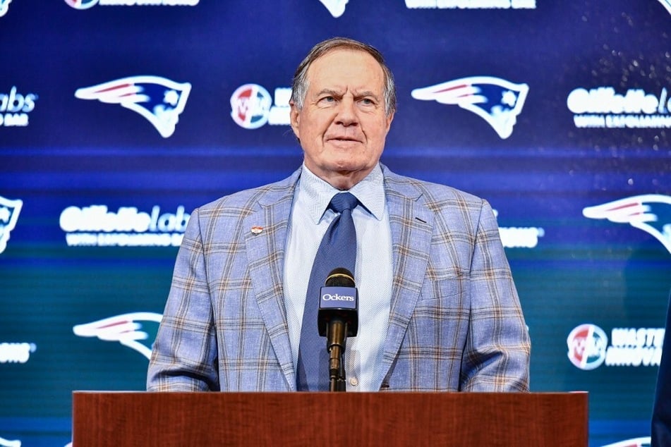 New England Patriots head coach Bill Belichick announces he is leaving the team during a press conference at Gillette Stadium in Foxborough, Massachusetts, on January 11, 2024.