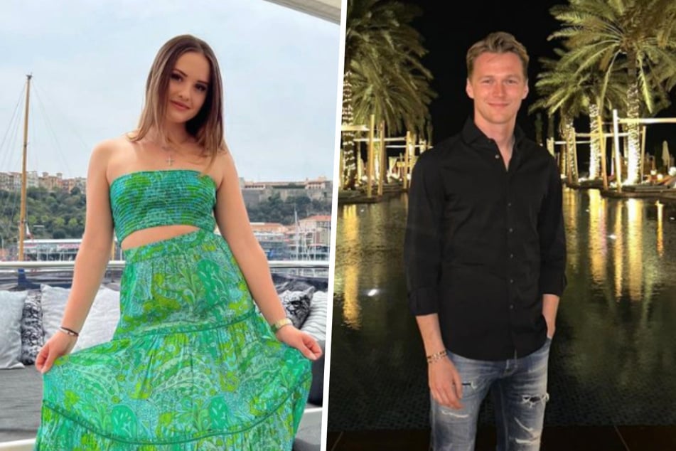 Davina Geiss (19) besuchte im Beisein von Formel-E-Rennfahrer Maximilian Günther (25) ihre Eltern auf der Familien-Yacht "Indigo Star".