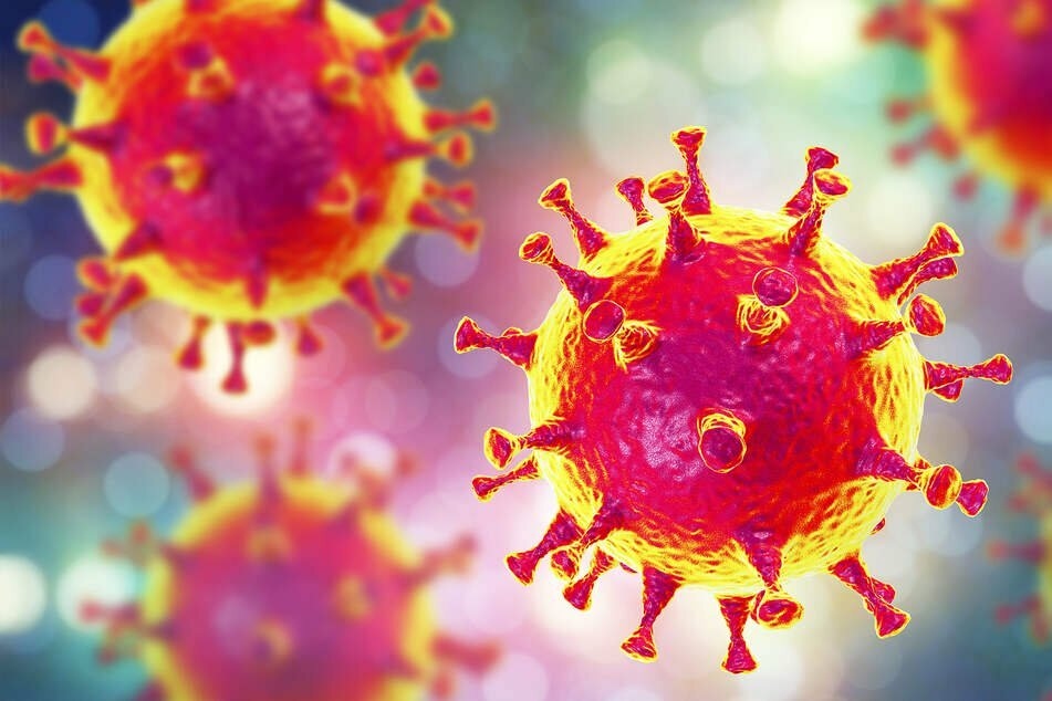Eine Illustration des Coronavirus.