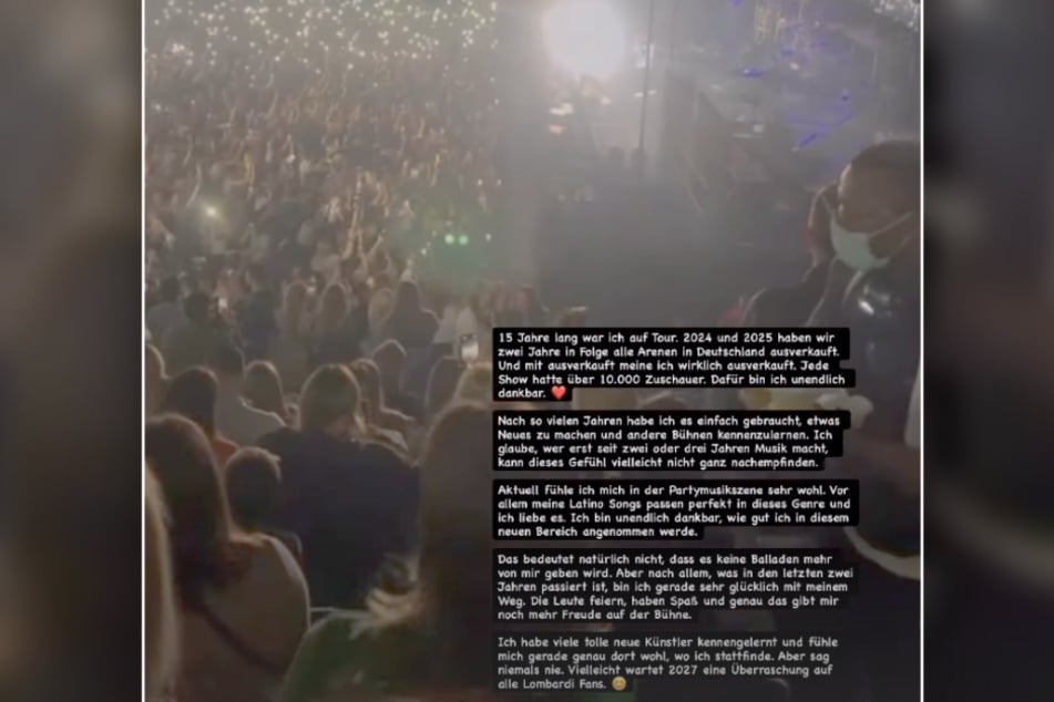 Mit diesen Worten hat Pietro Lombardi (34) offengelassen, ob er in Zukunft noch einmal auf Tour gehen wird.