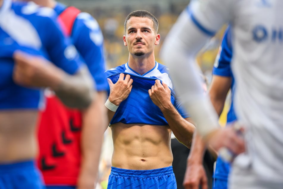 Andi Hoti kam in Magdeburg kaum noch zum Zug, ein Wechsel gestaltete sich dennoch schwierig.