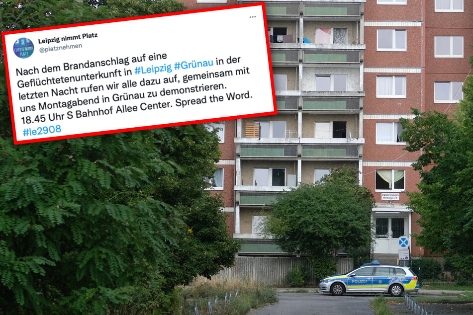 Anschlag auf Asylunterkunft: "Leipzig nimmt Platz" ruft zu Demo auf
