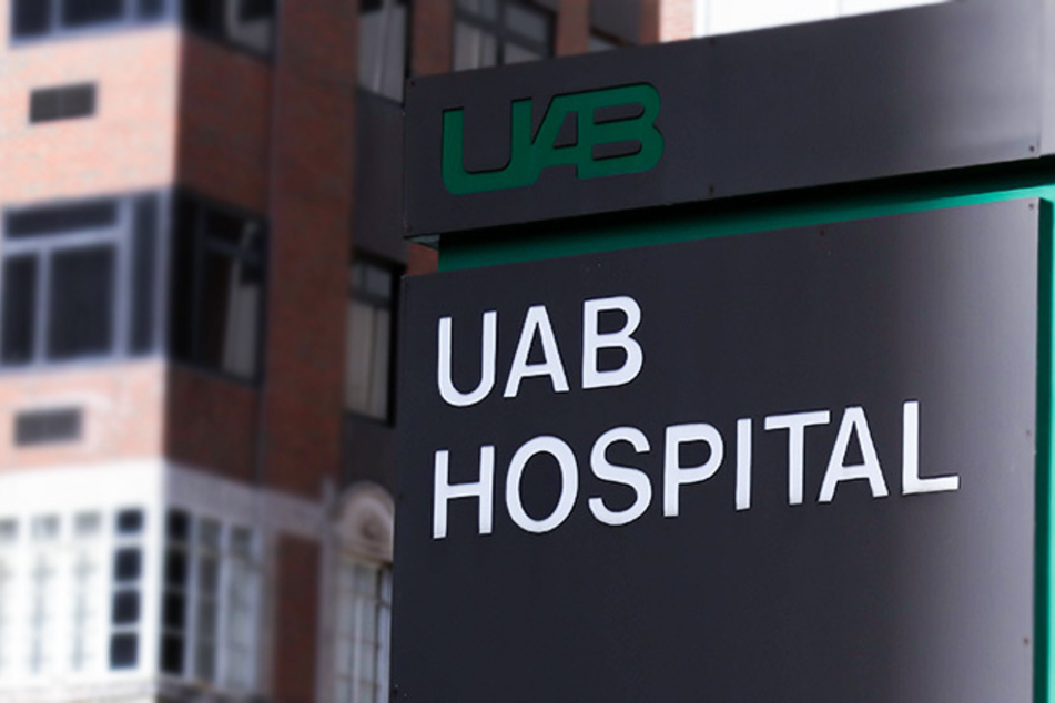UAB Hospital in Birmingham, Alabama was the site of a workers' protest on Monday night.