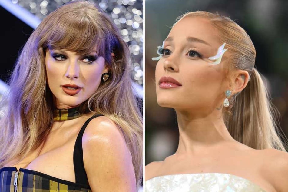 Many musicians including Taylor Swift (l.) and Ariana Grande (r.) have either alluded to in song or openly discussed the ownership fans appear to feel they have over their personal lives.