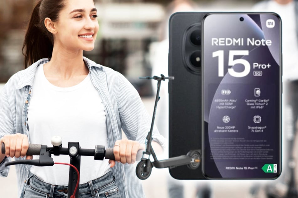 Xiaomi Redmi Note 15 Pro+ 5G einmalig 19 Euro plus E-Scooter gratis bei Blau
