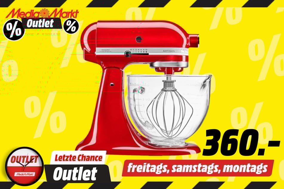KitchenAid-Küchenmaschine für 360 Euro.