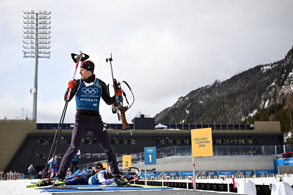 Philipp Nawrath beim Anschießen.