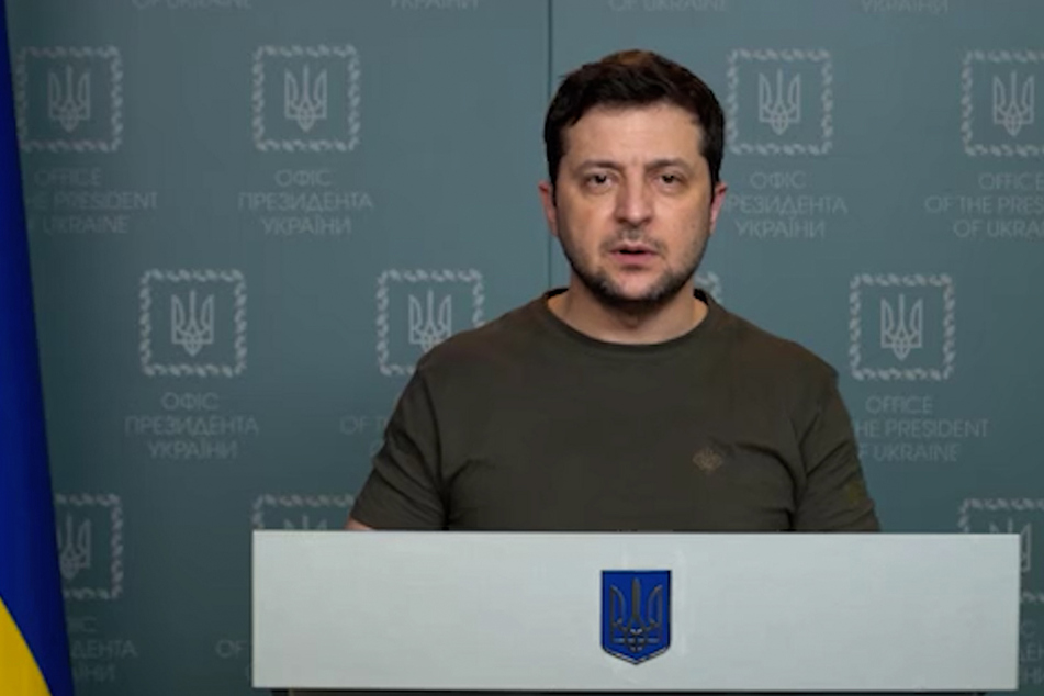 Wolodymyr Selenskyj rief zur Verteidigung von Mariupol auf.