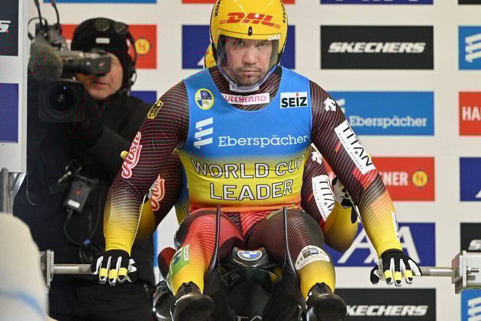 Der insgesamt 60. Weltcupsieg für das Altmeister-Duo: Erst am vergangenen Wochenende war Tobias Wendl (38, Bild) mit Tobias Arlt (beide 38) zum Bahnrekord in Oberhof gerast.