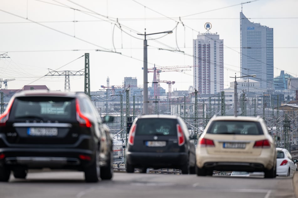 Stau in Leipzig. Was die meisten nervt, scheint für die Stadtverwaltung ein Erfolg zu sein.