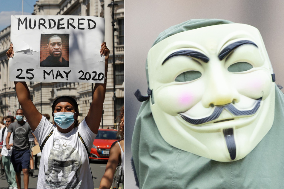 Die Hacktivisten von Anonymous unterstützen die Protestler.