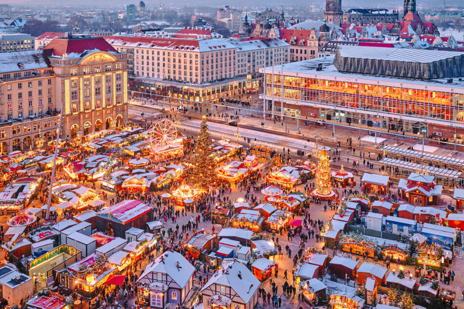 Nur zur Weihnachtszeit zeigt sich Dresden von dieser Seite