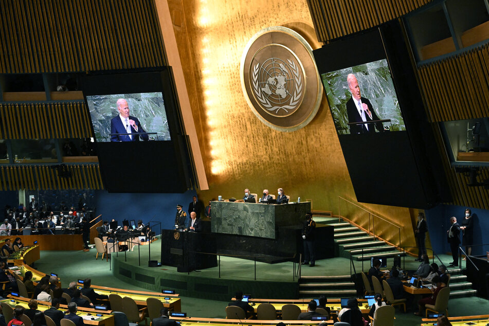 Biden also touched on the climate crisis during his speech at the General Assembly.