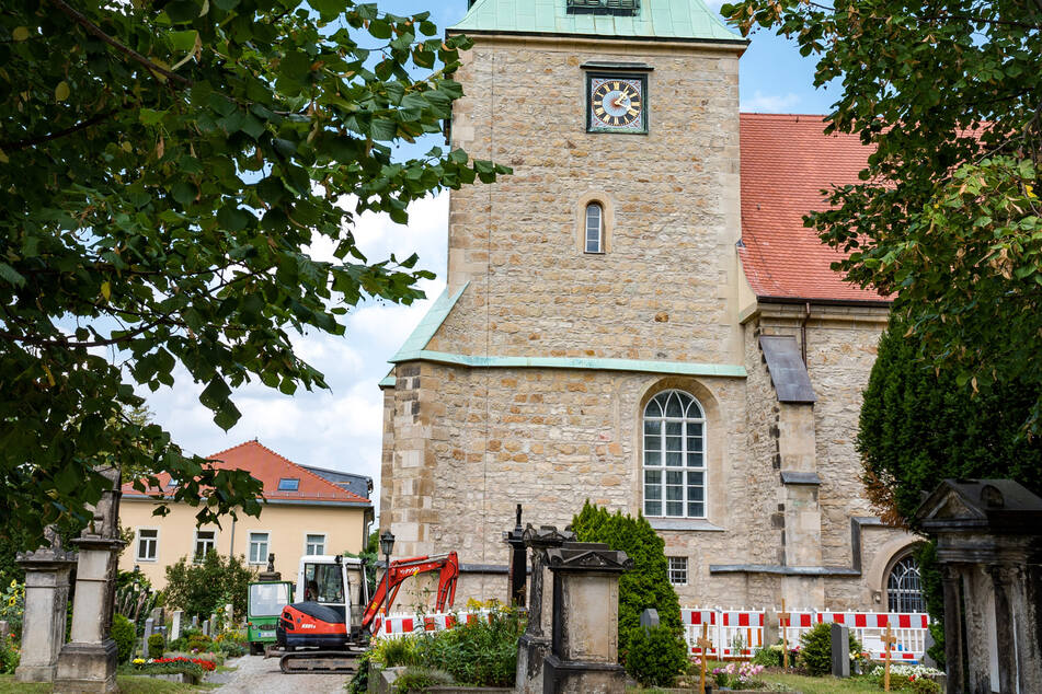 Die Sanierung der Leubnitzer Kirche ist fast abgeschlossen.