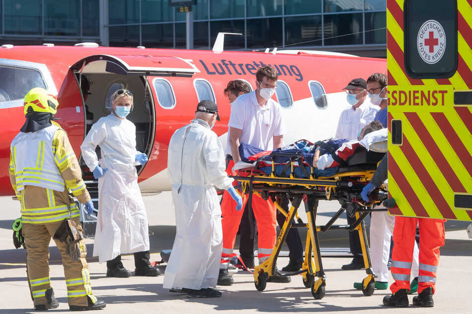 Im April 2020 wurden 14 Patienten aus Frankreich und Italien in Sachsen aufgenommen.