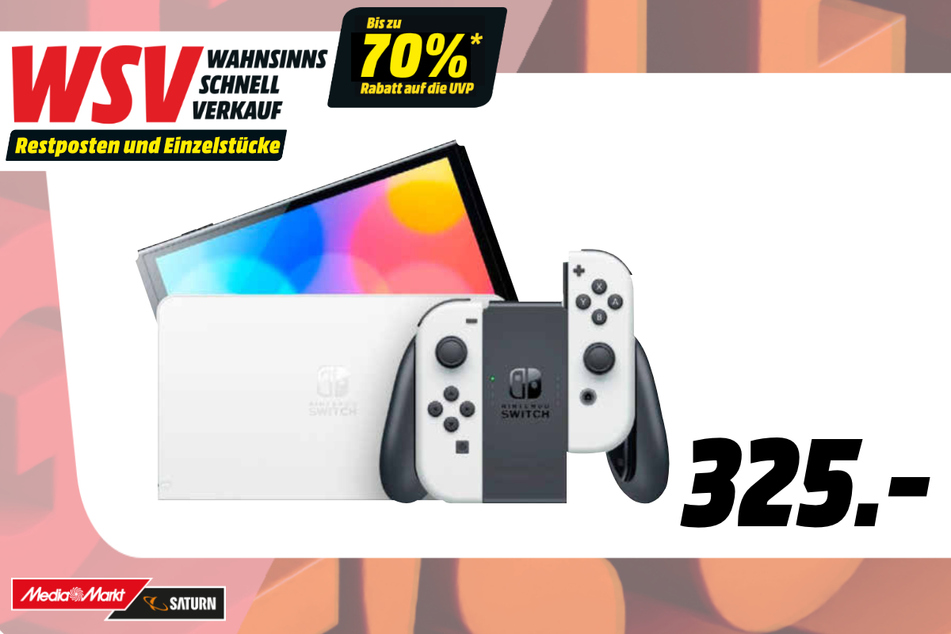 Nintendo OLED-Switch für 325 Euro.