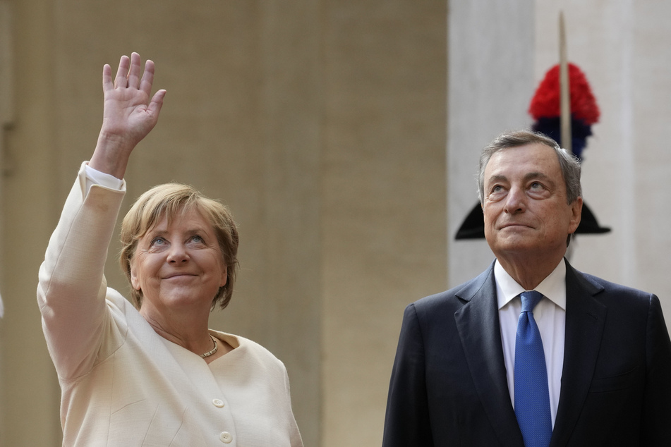 Angela Merkel (67) und der italienische Ministerpräsidenten Mario Draghi (74).