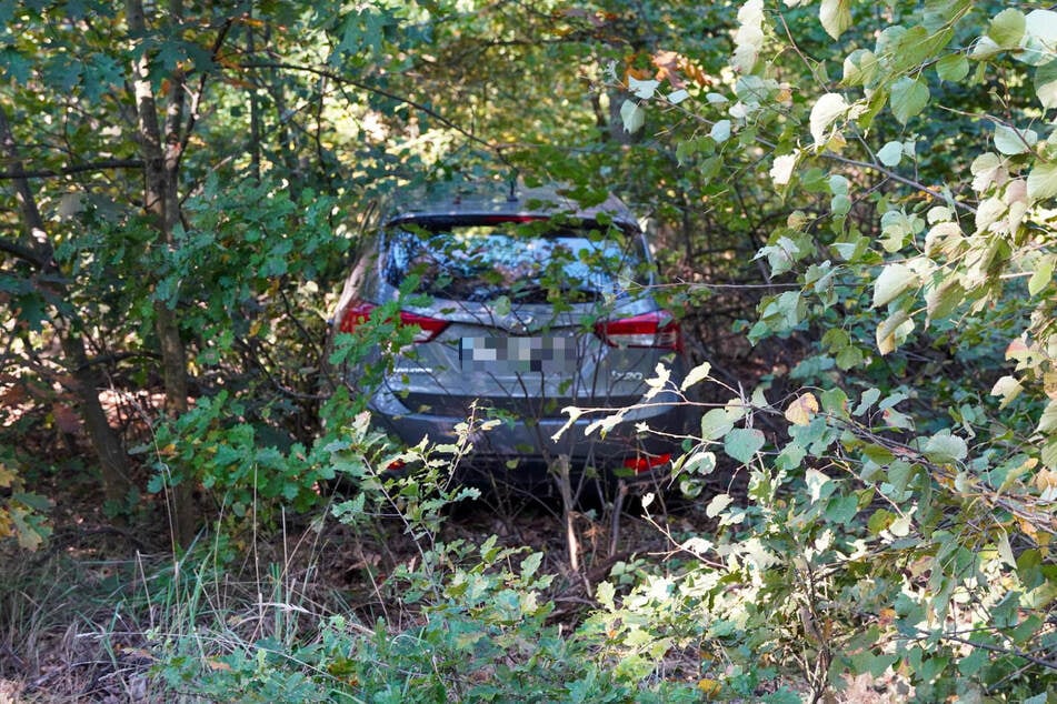 Die beiden Insassen, die sich in dem Auto befanden, wurden leicht verletzt.