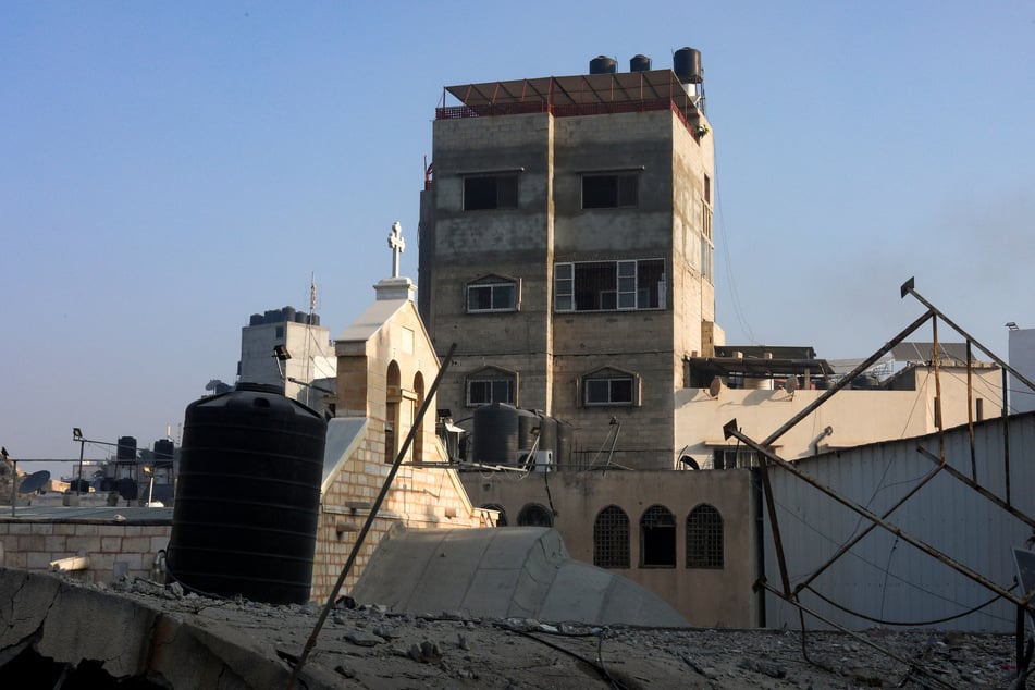 The Greek Orthodox Saint Porphyrius Church in Gaza City was hit by an Israeli airstrike, killing at least 18 people according to the Gaza health authorities.