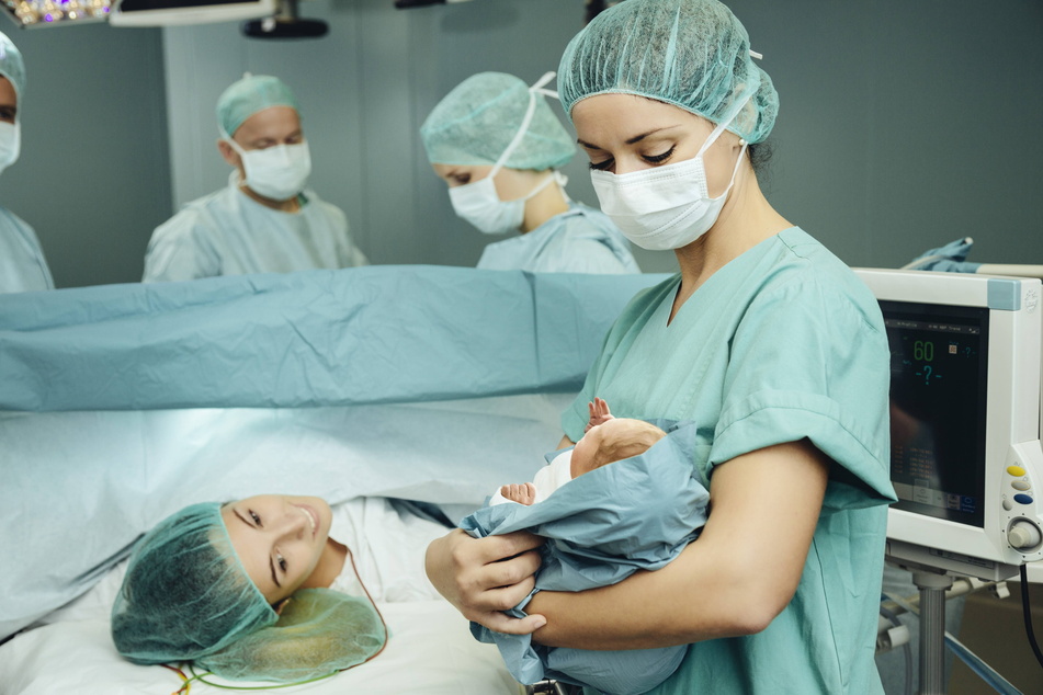 Kaiserschnitt nur im Notfall: Die meisten Frauen in Sachsen bevorzugen die natürliche Geburt.