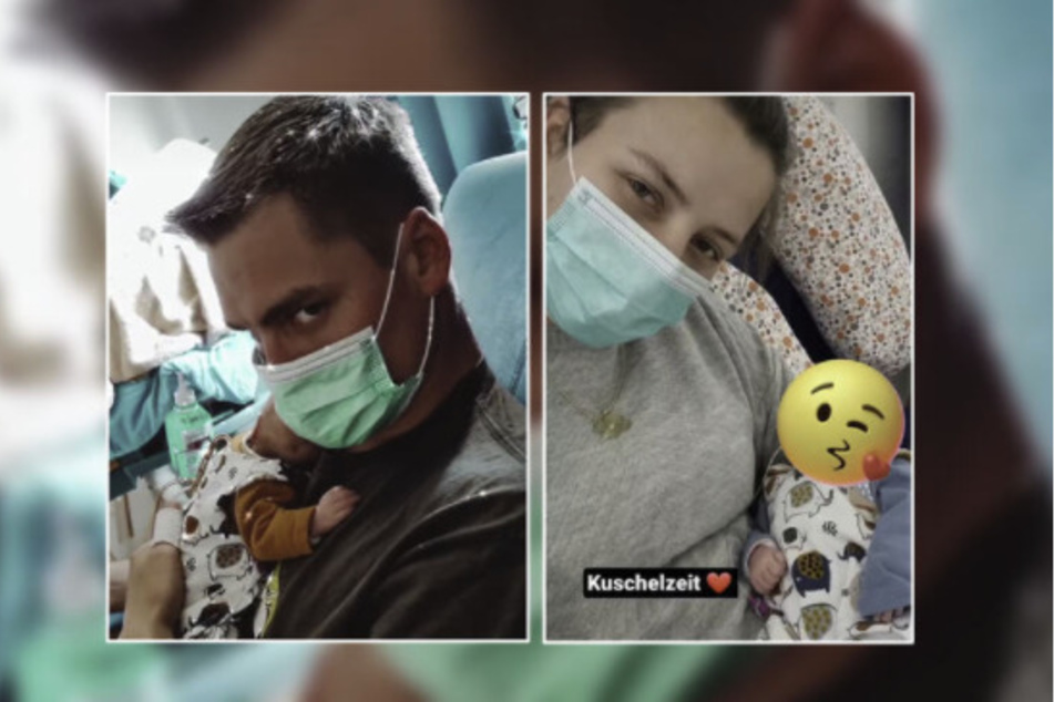 Kuscheln wird bei den Wollnys und den beiden Zwillingen großgeschrieben. Jeden Tag fahren Peter und Sarafina ins Krankenhaus.