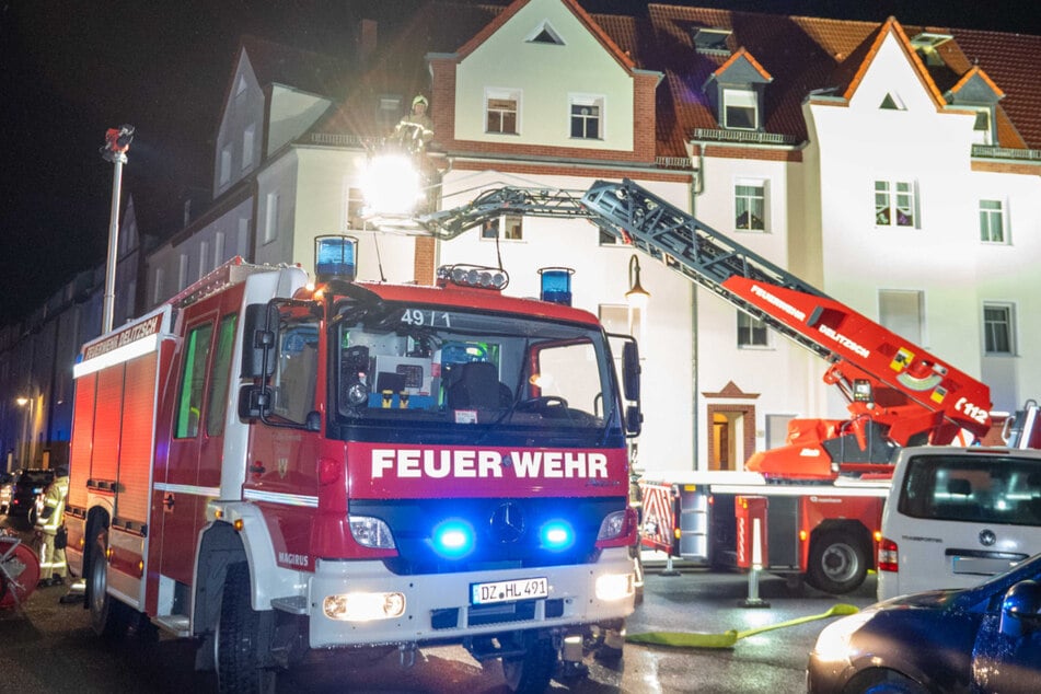 Brandauslöser Ethanol-Kamin? Sächsische Dachgeschosswohnung fängt Feuer