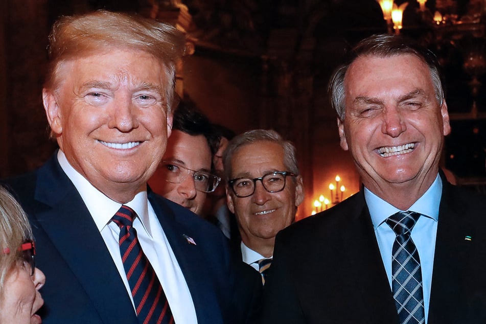 Both Donald Trump (l.) and Jair Bolsonaro have claimed to be victims of political persecution