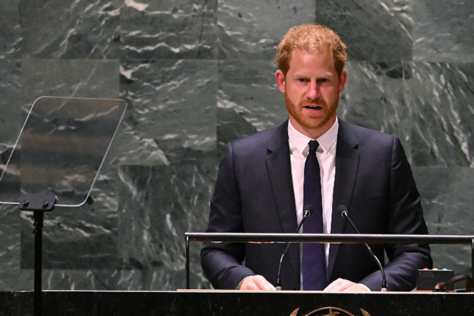 Prince Harry reflects on a "painful year" during UN speech