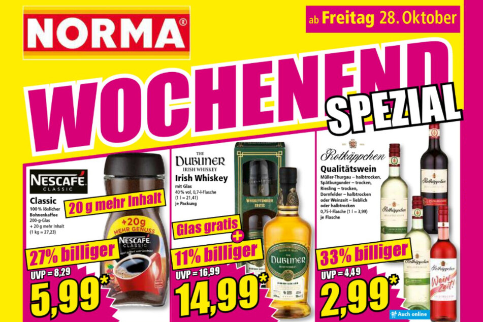 Die NORMA-Angebote ab Freitag (28.10.)