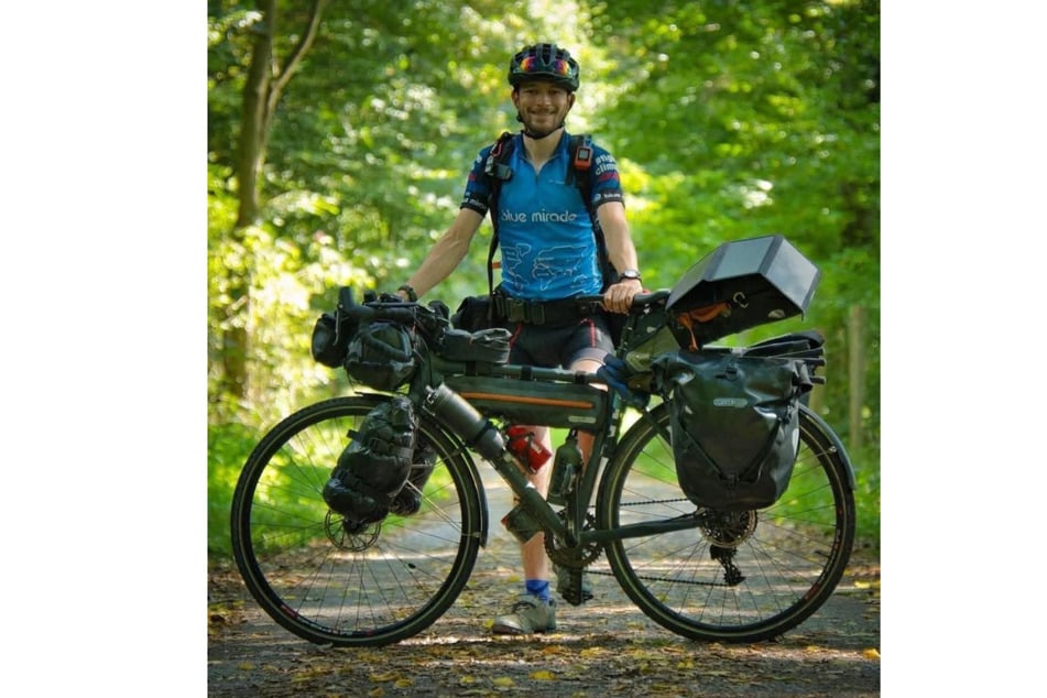 Florian B. wollte in 30 Monaten mit dem Fahrrad die Welt umrunden.