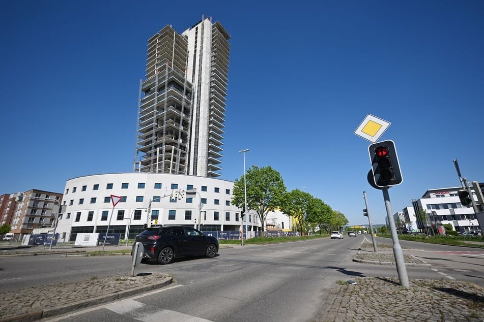 Seit vielen Jahren ruht der Bau des Schwabenlandtowers in Fellbach nahe Stuttgart.