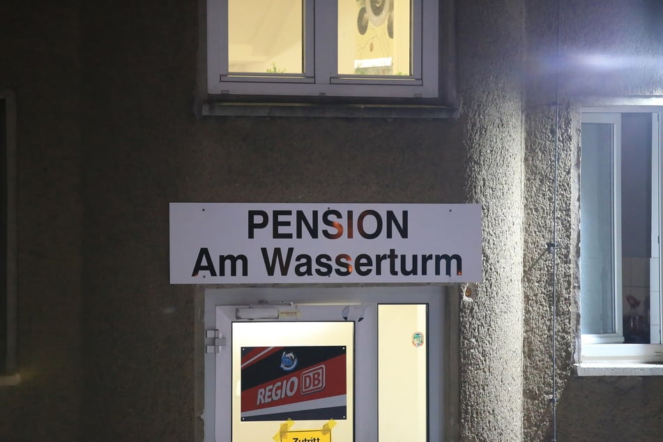 An tödliche Vorfall hatte sich an der Pension "Am Wasserturm" ereignet.