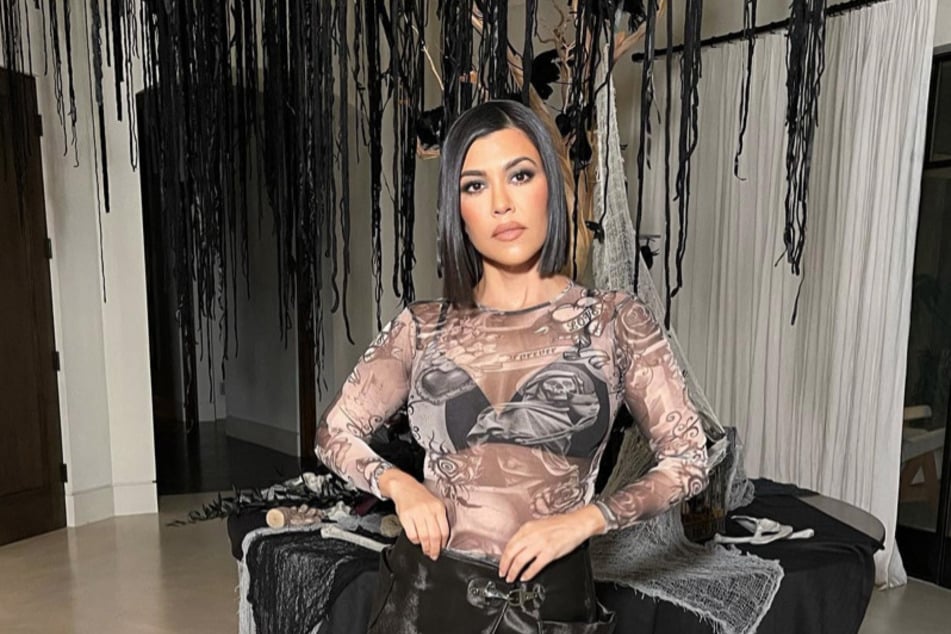 Kourtney Kardashian shut down rumors that her teenage son Mason Disick fathered a baby girl.