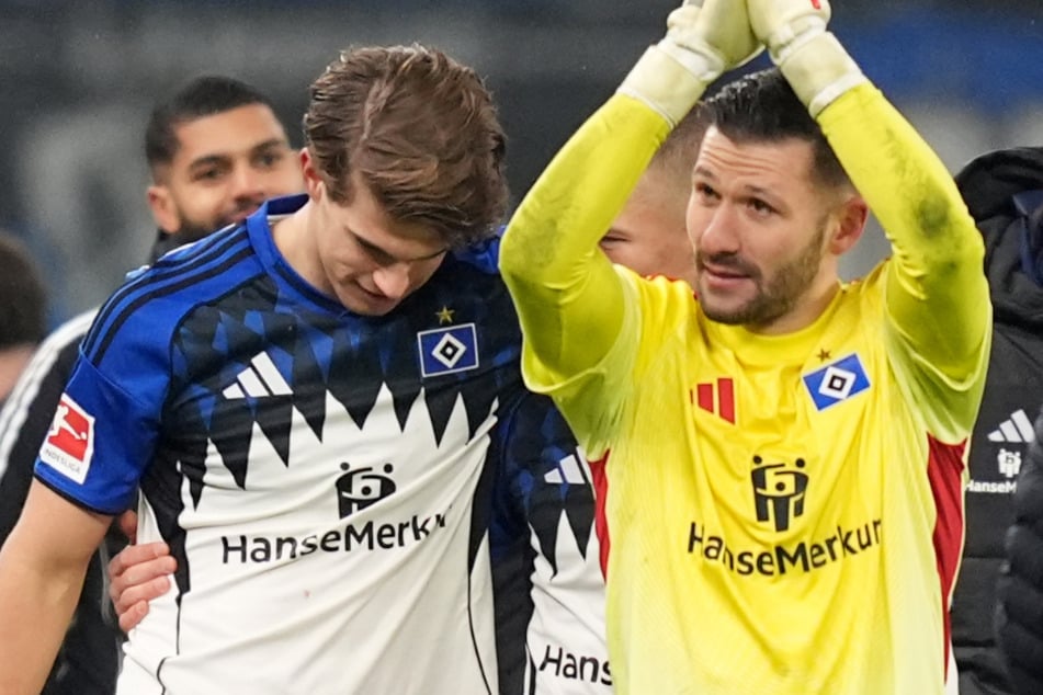 Zufriedene Gesichter beim HSV nach dem nicht unverdienten Punktgewinn gegen den FC Bayern. Vor allem das Auftreten beeindruckte.