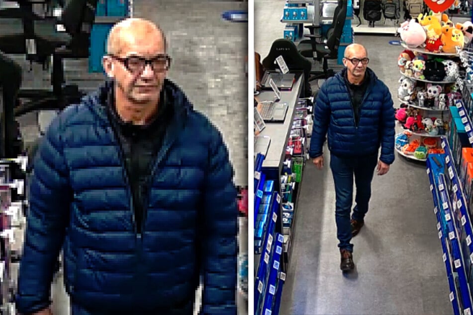 Der Dieb trug eine auffällige Brille.