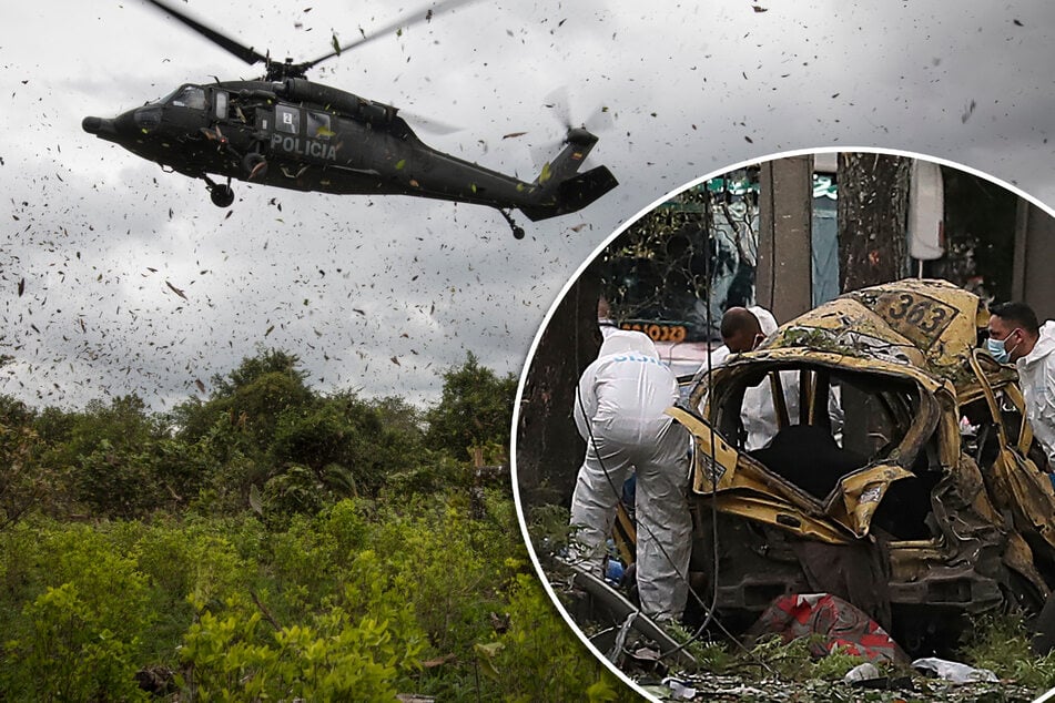 Helicóptero policial derribado, bomba explosiona: 18 muertos tras ola de violencia en Colombia