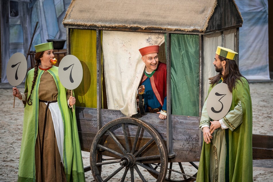 In Rathen können Besucherinnen und Besucher "Die Spur der Hebamme" aufnehmen und ins Mittelalter reisen.