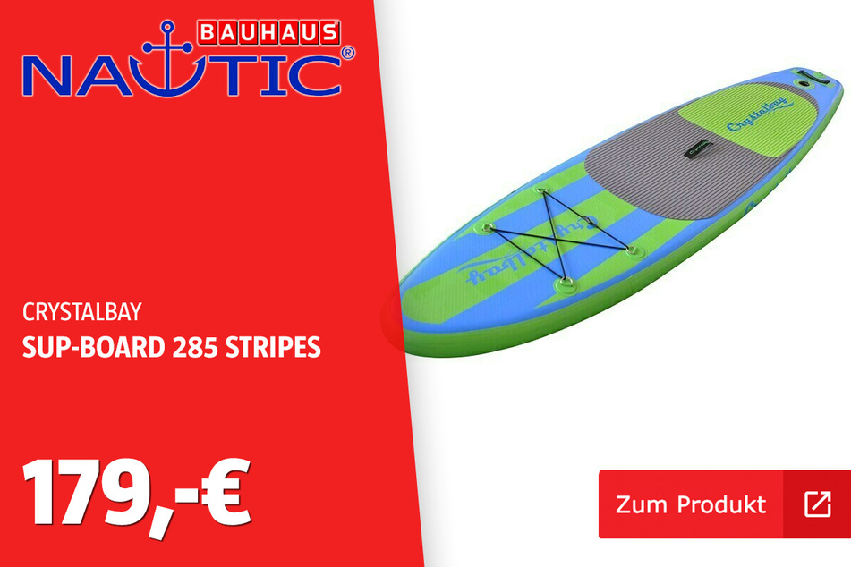 Crystalbay SUP-Board 285 Stripes für 179 Euro