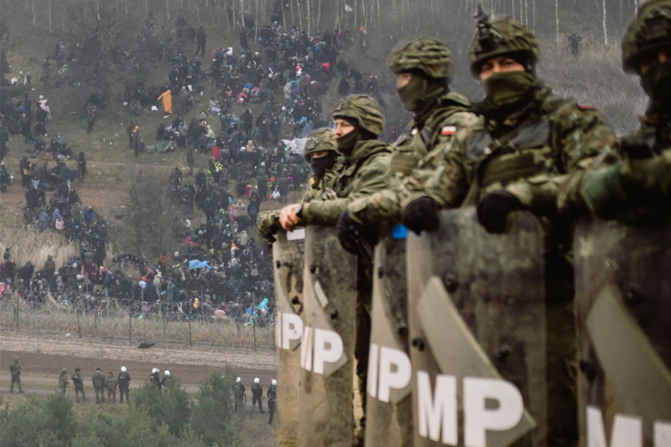 Laut Polizei in Polen: Migranten durchbrechen Grenze