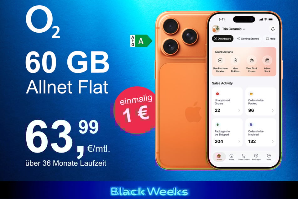 Das neue iPhone 17 Pro Max inkl. 60 GB Datenvolumen für nur 1 Euro exklusiv bei o2.