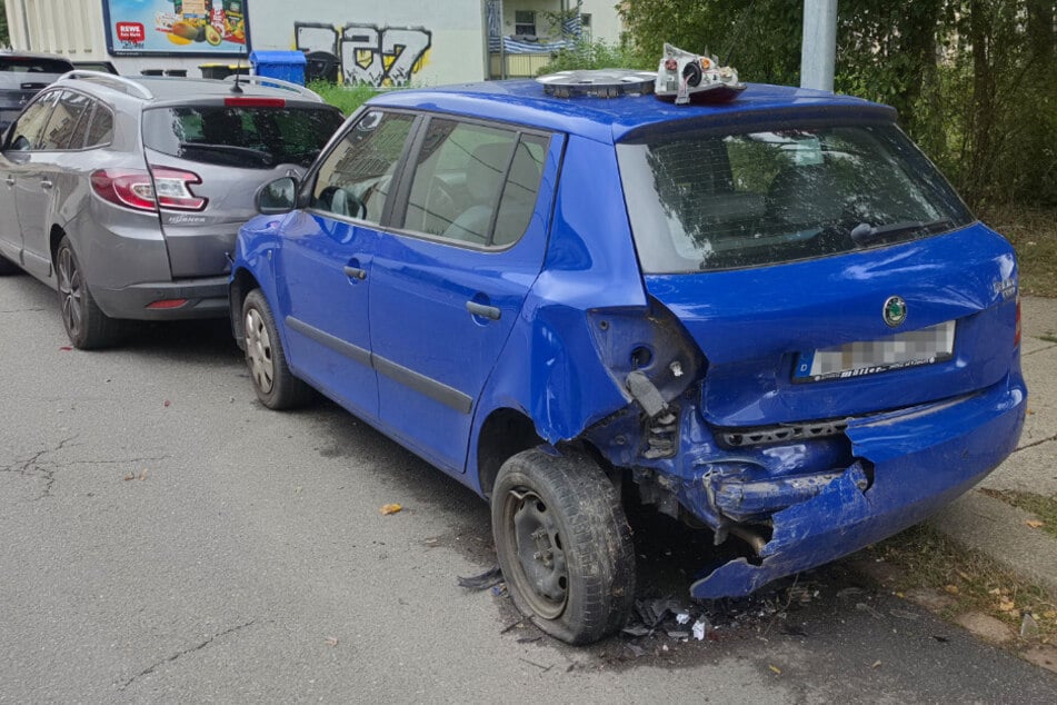 Auffahrunfall in Chemnitz: Audi-Fahrerin schiebt vier Autos zusammen