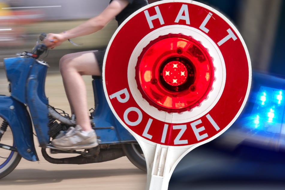 Ein Teenager (15) flüchtete am Sonntag im Erzgebirge auf seiner Simson vor der Polizei. (Symbolfoto)