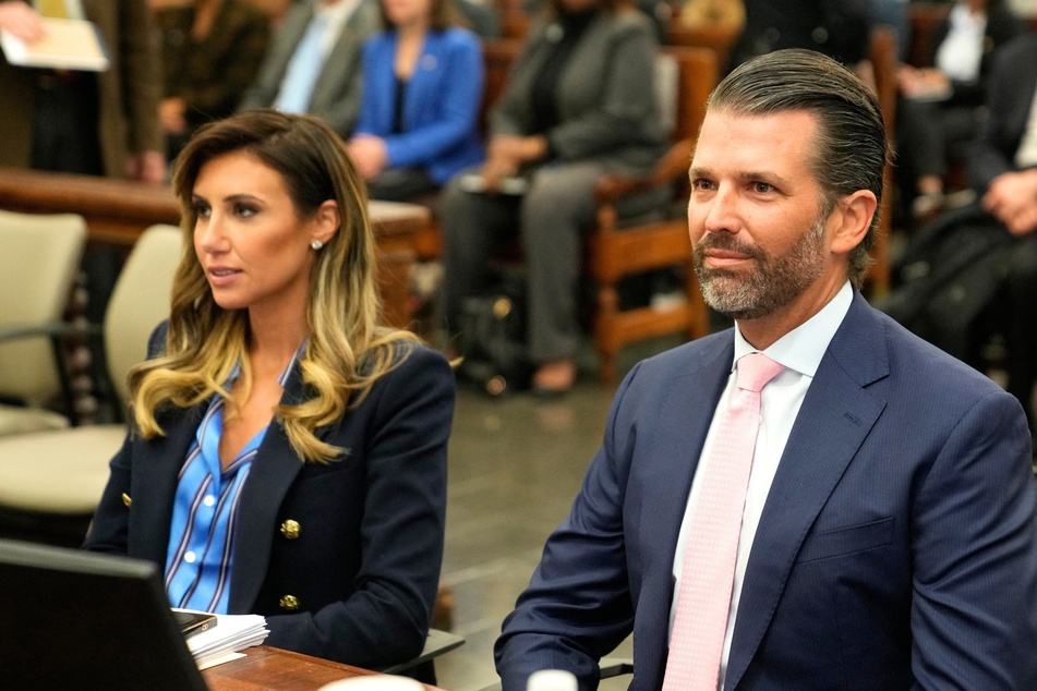 Donald Trump Jr. jokes around before getting grilled New York fraud case