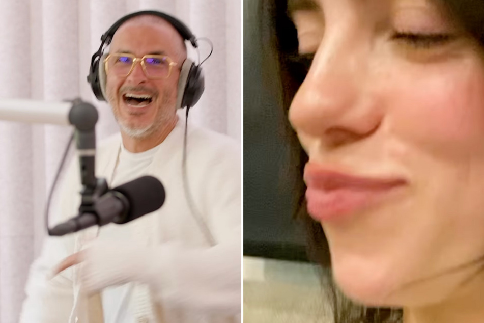 Billie Eilish (r.) and Zane Lowe shared their reaction to a snippet of one of the Grammy winner's unreleased songs from her upcoming album!