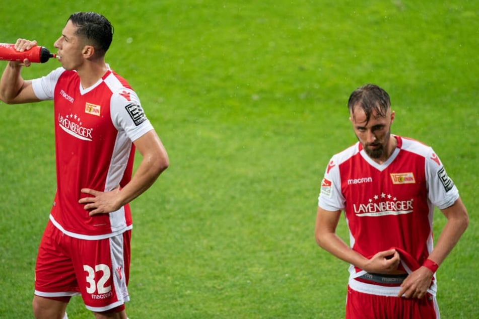 Enttäuschung: Die Unioner Florian Hübner (r.) und Robert Zulj konnten mit dem Remis in Bochum nicht zufrieden sein.