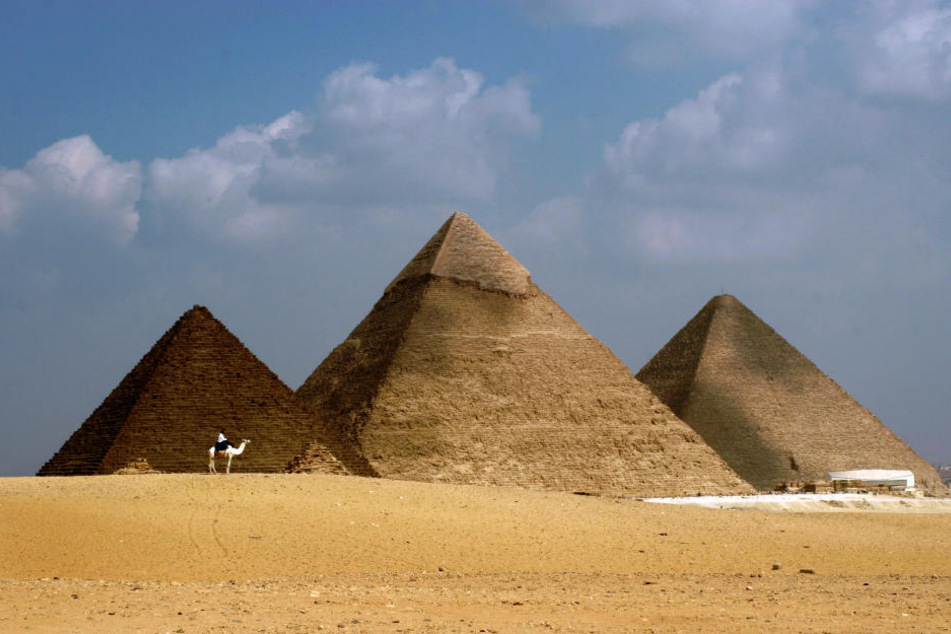 Die Cheops-Pyramide in Ägypten.