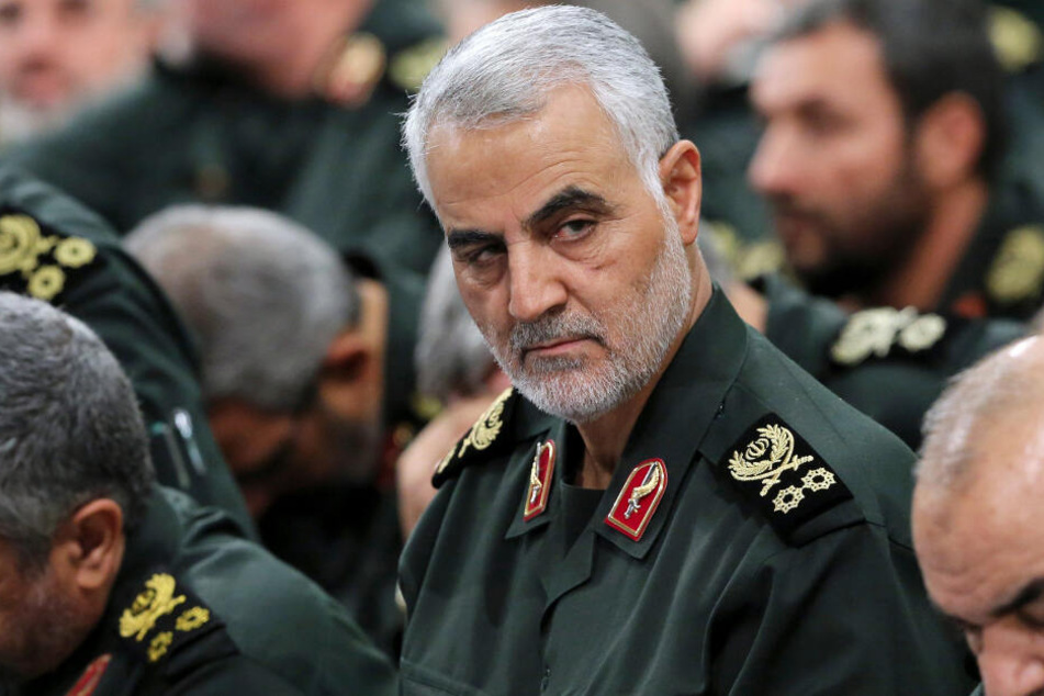 Ghassem Soleimani, der Kommandeur der iranischen Al-Kuds-Brigaden, bei einem Treffen in Teheran.