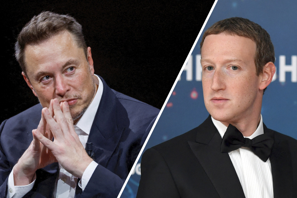 Elon Musk (l.) "isn't serious" about the proposed cage fight against Mark Zuckerberg, according to the Meta CEO's latest post.