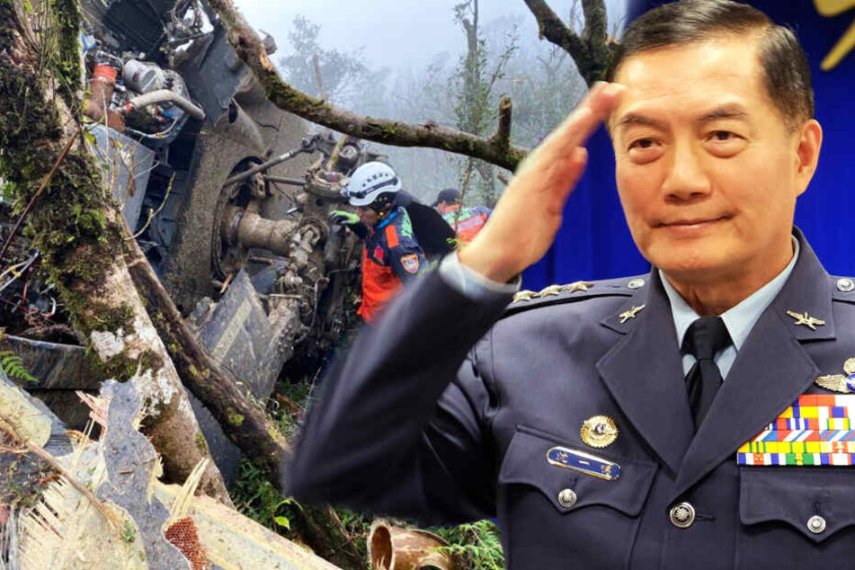 Hubschrauber-Absturz: Taiwans Militärchef und sieben weitere sterben!